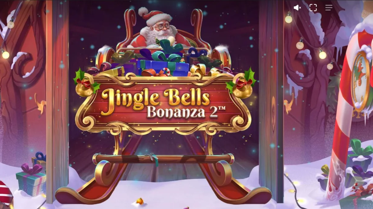 Jingle Bells Bonanza 2 slot machine interface na may festive Christmas theme.